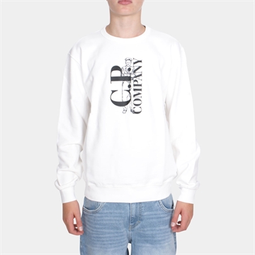 C.P. Company Jr. Sweayshirt Gauze White CTF000